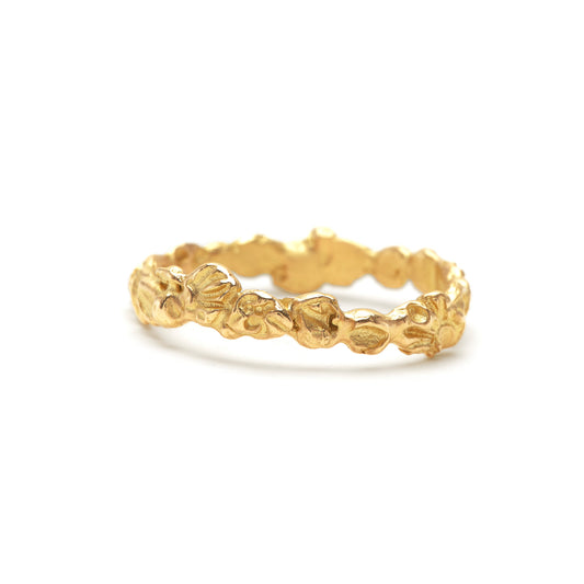 PLAIN BAND RECYCLED YELLOW GOLD 18CT