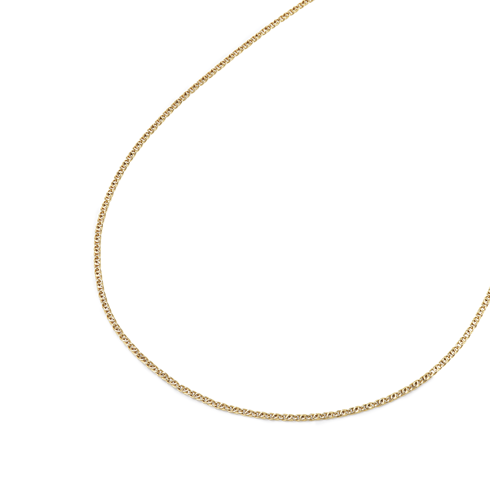 SINGLE CHAIN RECYCLED GOLD 18CT