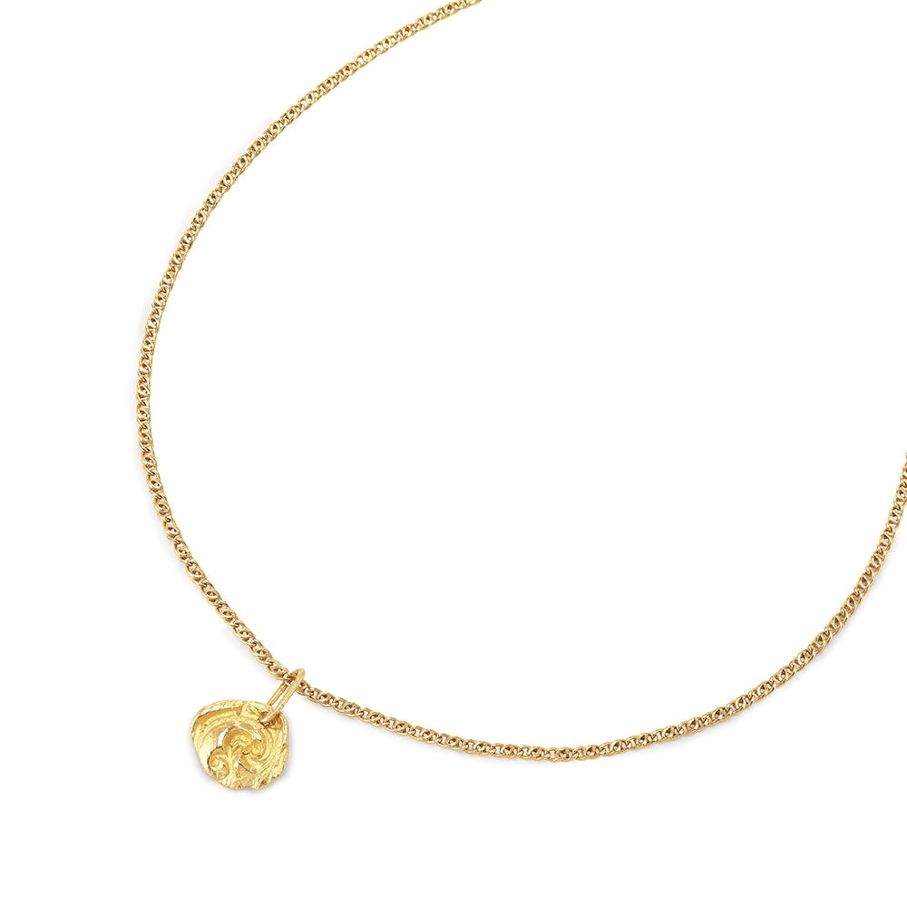 WATER MEDAL 18KT RECYCLED GOLD